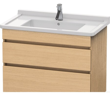 Durastyle Two Drawer Wall-Mount Vanity Unit Natural Oak
